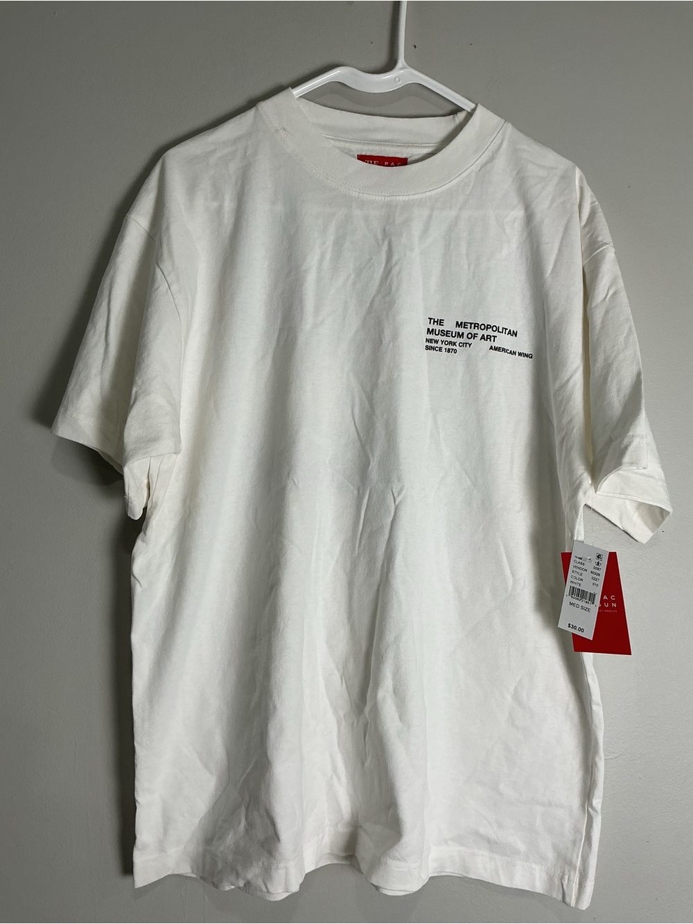 PacSun White Short-Sleeve Graphic Tee